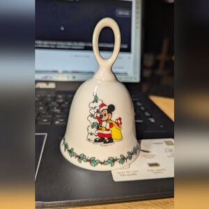 Vtg Disney Christmas bell